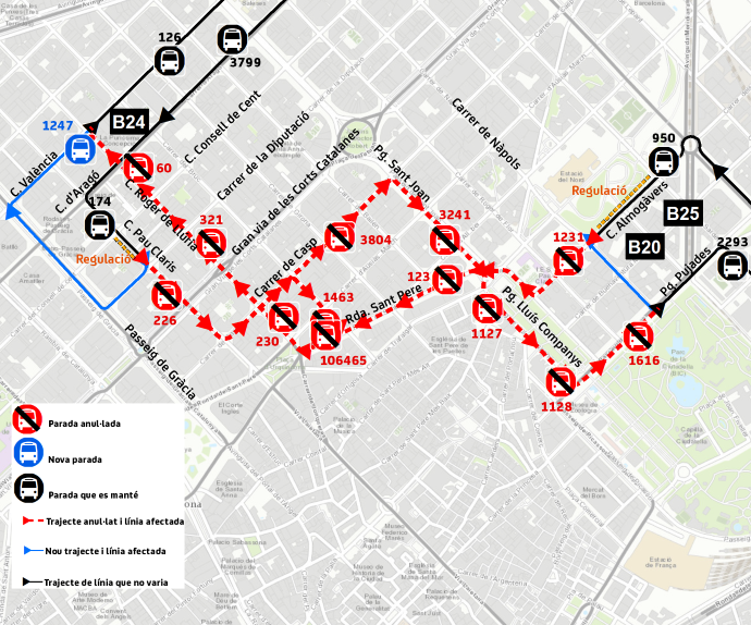 Plànol il·lustratiu. La informació mostrada al plànol es troba descrita al text d'aquesta pàgina.