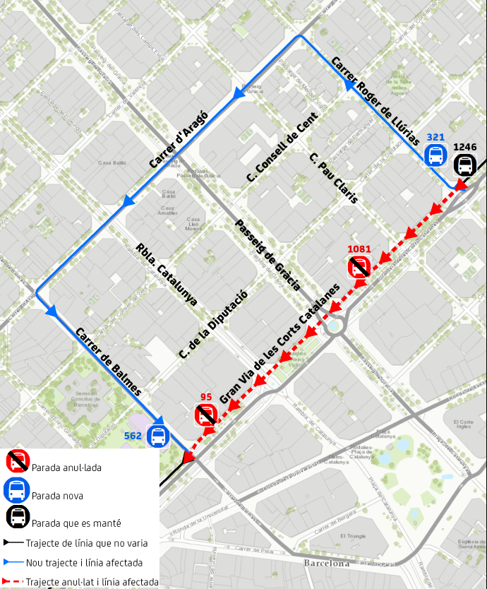 Plànol il·lustratiu. La informació mostrada al plànol es troba descrita al text d'aquesta pàgina.