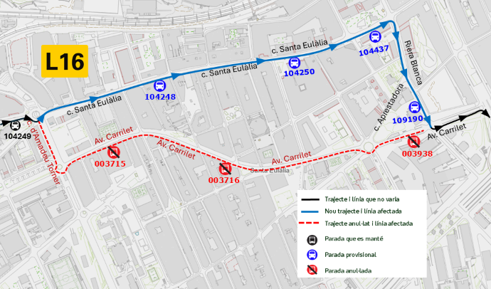 Plànol il·lustratiu. La informació mostrada al plànol es troba descrita al text d'aquesta pàgina.
