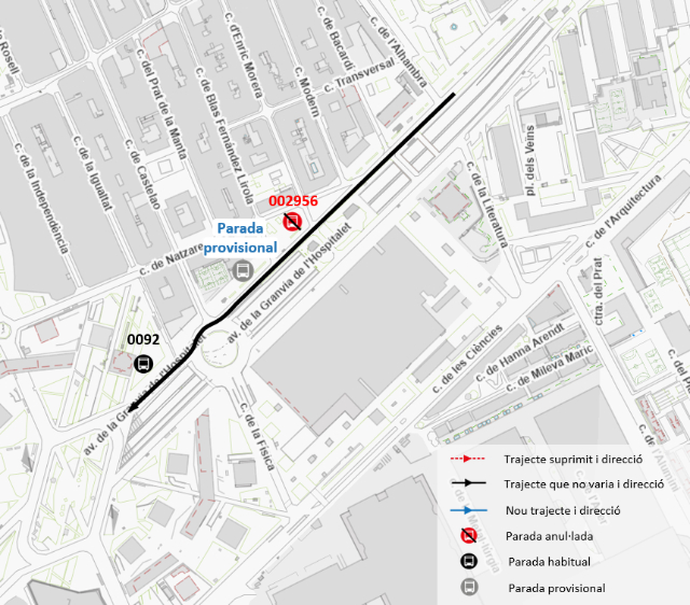 Plànol il·lustratiu. La informació mostrada al plànol es troba descrita al text d'aquesta pàgina.