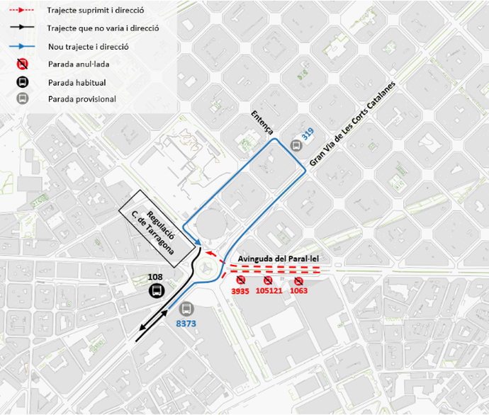 Plànol il·lustratiu. La informació mostrada al plànol es troba descrita al text d'aquesta pàgina.