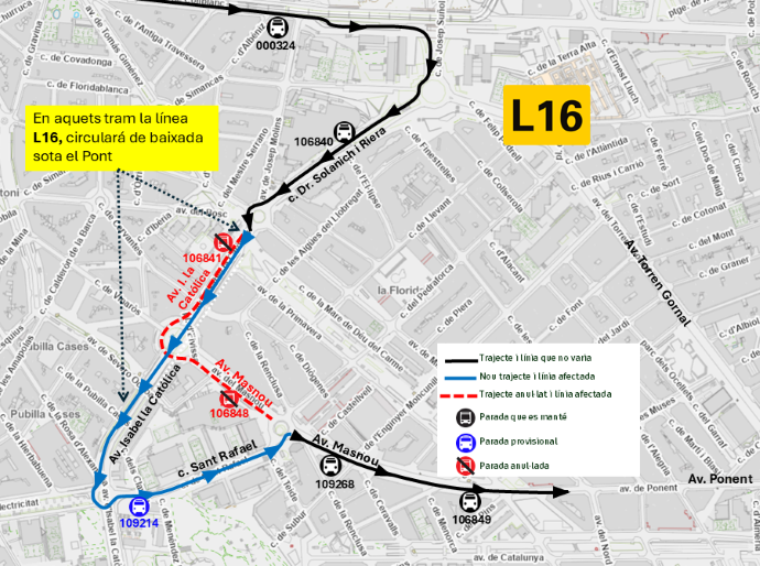 Plànol il·lustratiu. La informació mostrada al plànol es troba descrita al text d'aquesta pàgina.