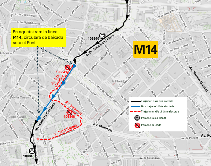 Plànol il·lustratiu. La informació mostrada al plànol es troba descrita al text d'aquesta pàgina.