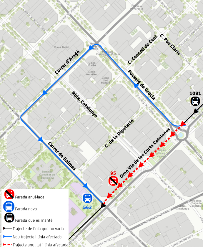Plànol il·lustratiu. La informació mostrada al plànol es troba descrita al text d'aquesta pàgina.