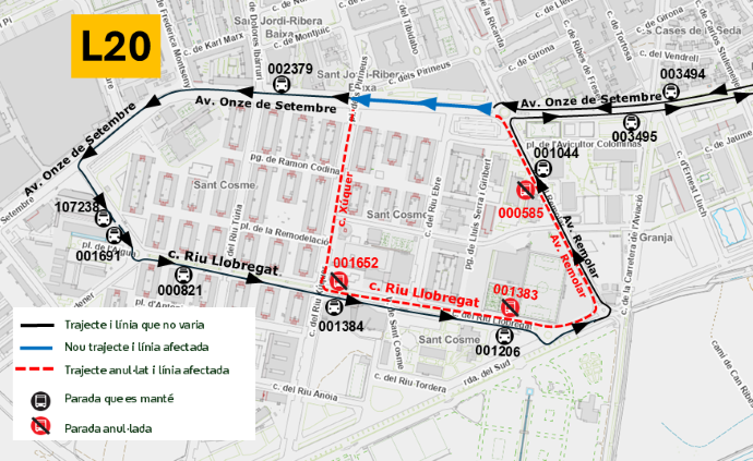 Plànol il·lustratiu. La informació mostrada al plànol es troba descrita al text d'aquesta pàgina.