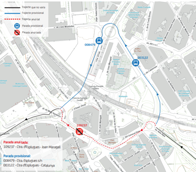 Plànol il·lustratiu. La informació mostrada al plànol es troba descrita al text d'aquesta pàgina.