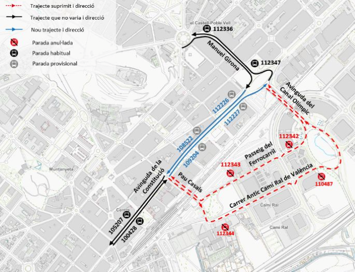 Plànol il·lustratiu. La informació mostrada al plànol es troba descrita al text d'aquesta pàgina.