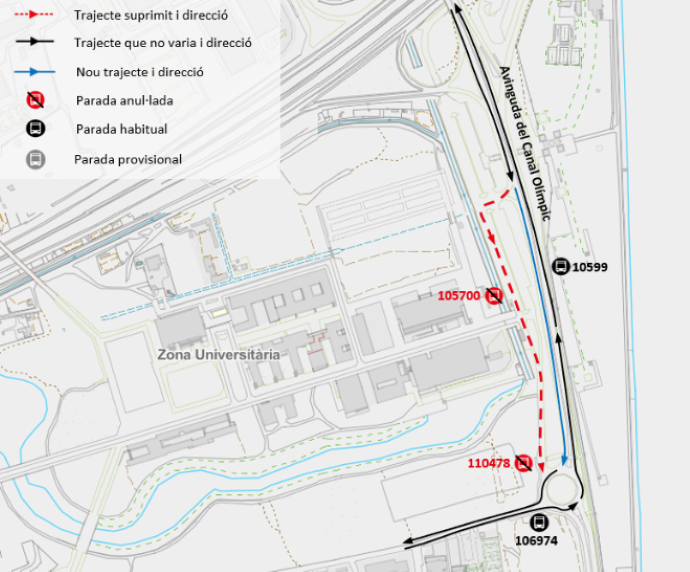 Plànol il·lustratiu. La informació mostrada al plànol es troba descrita al text d'aquesta pàgina.