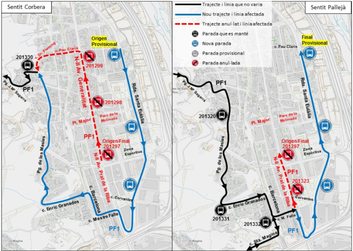 Plànol il·lustratiu. La informació mostrada al plànol es troba descrita al text d'aquesta pàgina.