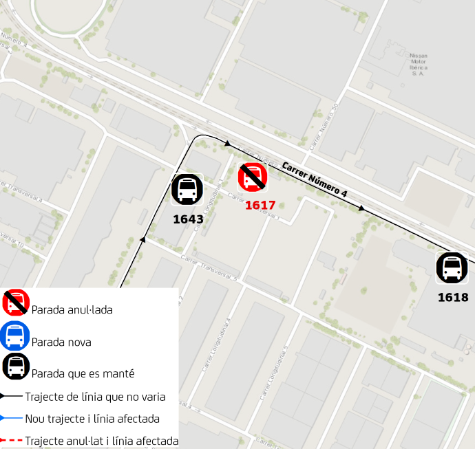 Plànol il·lustratiu. La informació mostrada al plànol es troba descrita al text d'aquesta pàgina.