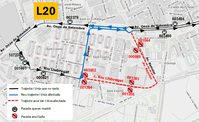 Plànol il·lustratiu. La informació mostrada al plànol es troba descrita al text d'aquesta pàgina.