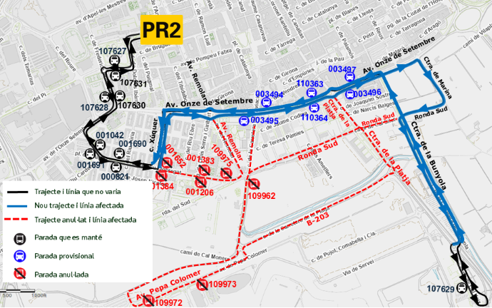 Plànol il·lustratiu. La informació mostrada al plànol es troba descrita al text d'aquesta pàgina.