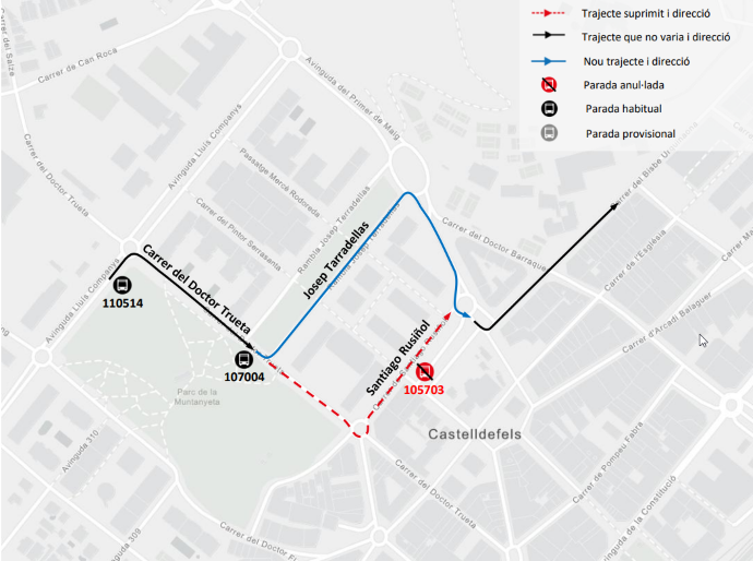 Plànol il·lustratiu. La informació mostrada al plànol es troba descrita al text d'aquesta pàgina.