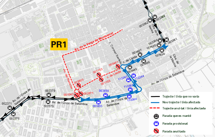 Plànol il·lustratiu. La informació mostrada al plànol es troba descrita al text d'aquesta pàgina.