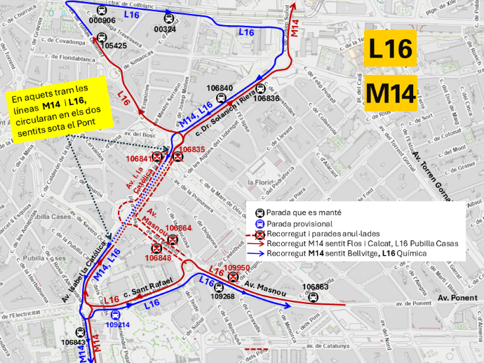 Plànol il·lustratiu. La informació mostrada al plànol es troba descrita al text d'aquesta pàgina.