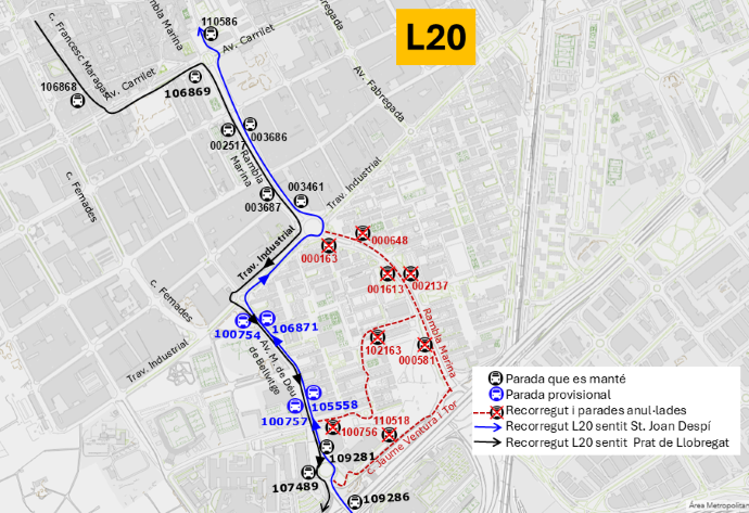 Plànol il·lustratiu. La informació mostrada al plànol es troba descrita al text d'aquesta pàgina.