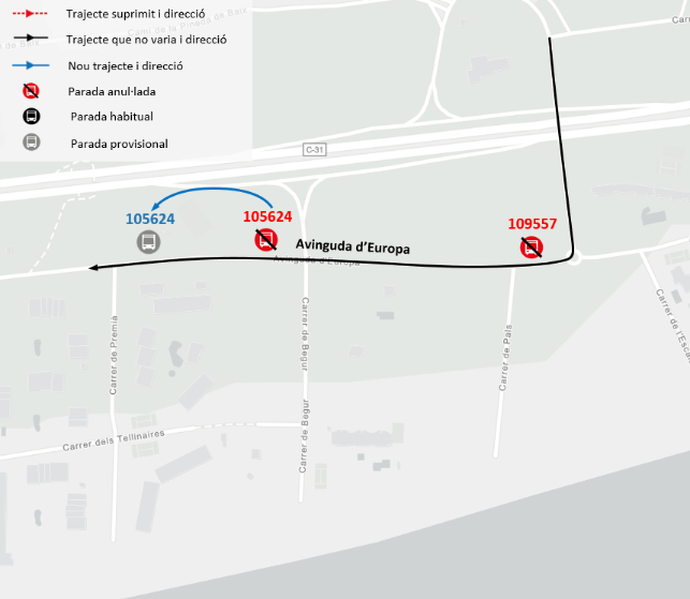 Plànol il·lustratiu. La informació mostrada al plànol es troba descrita al text d'aquesta pàgina.