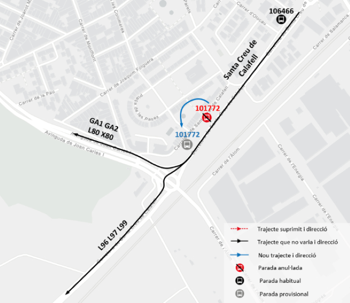 Plànol il·lustratiu. La informació mostrada al plànol es troba descrita al text d'aquesta pàgina.