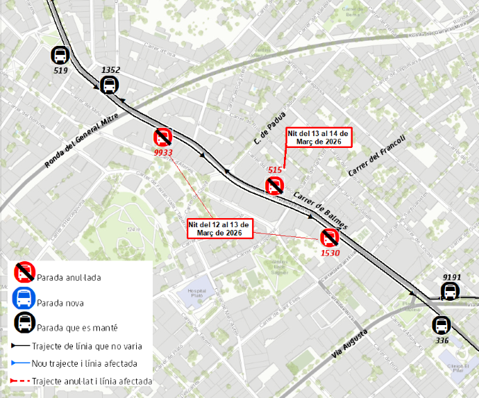 Plànol il·lustratiu. La informació mostrada al plànol es troba descrita al text d'aquesta pàgina.