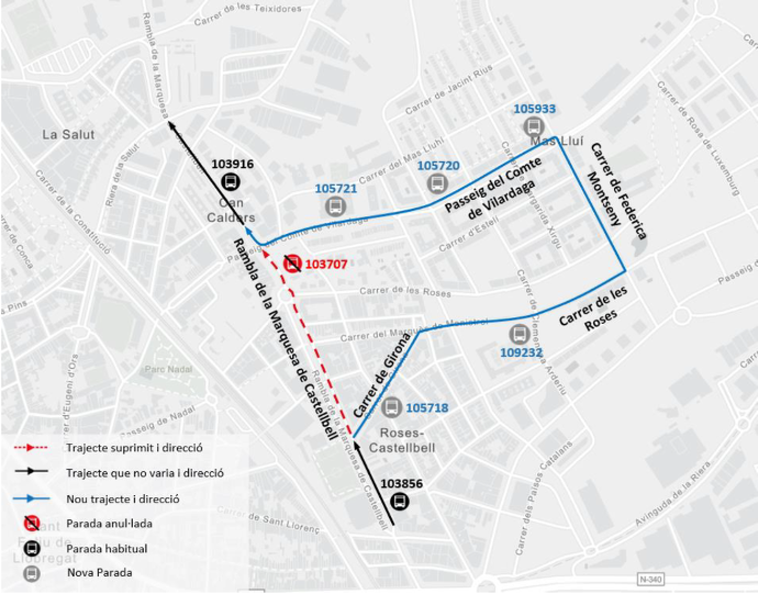 Plànol il·lustratiu. La informació mostrada al plànol es troba descrita al text d'aquesta pàgina.