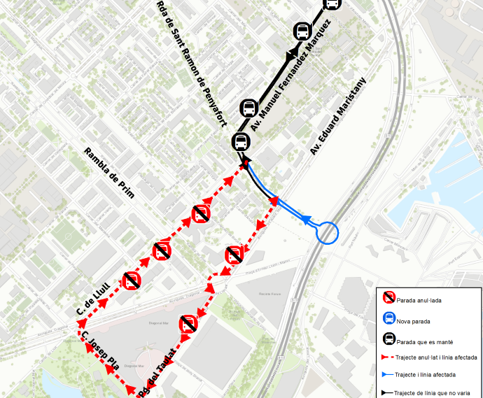 Plànol il·lustratiu. La informació mostrada al plànol es troba descrita al text d'aquesta pàgina.
