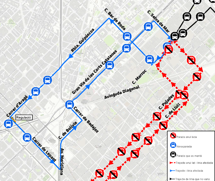 Plànol il·lustratiu. La informació mostrada al plànol es troba descrita al text d'aquesta pàgina.