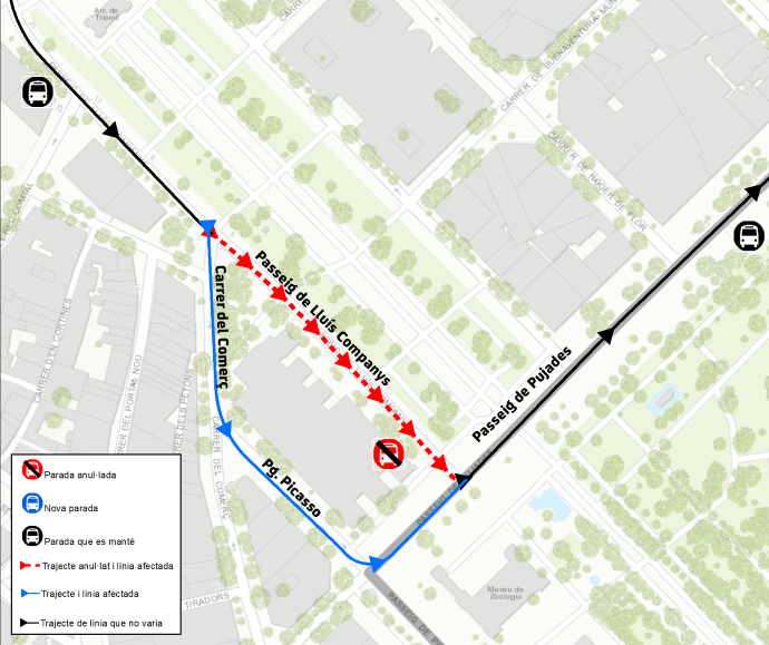 Plànol il·lustratiu. La informació mostrada al plànol es troba descrita al text d'aquesta pàgina.