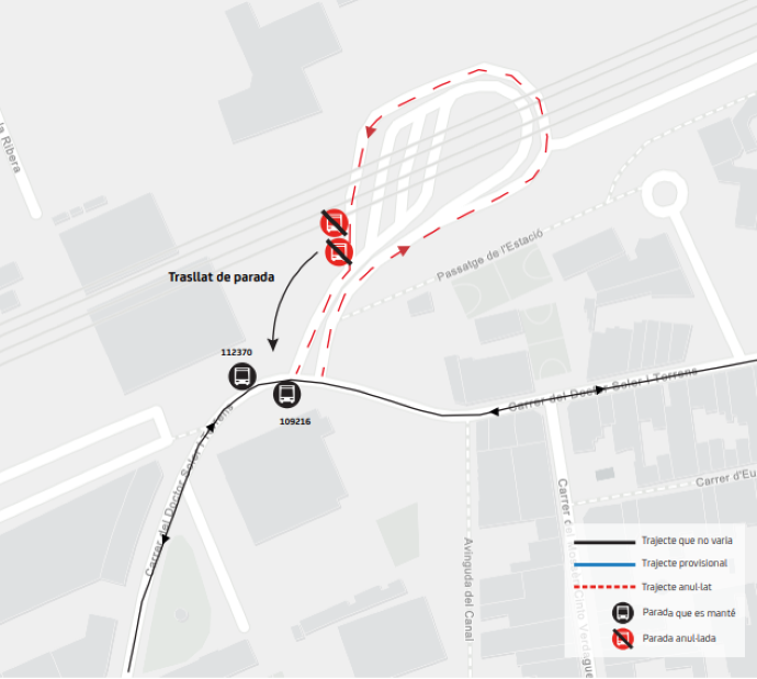 Plànol il·lustratiu. La informació mostrada al plànol es troba descrita al text d'aquesta pàgina.