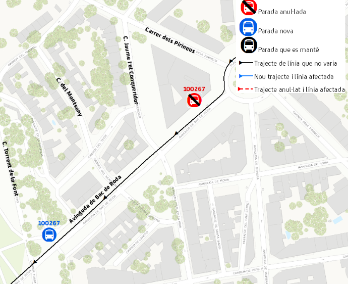 Plànol il·lustratiu. La informació mostrada al plànol es troba descrita al text d'aquesta pàgina.