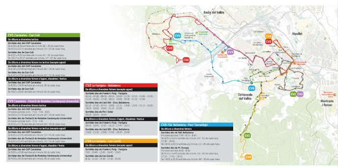 Plànol il·lustratiu. La informació mostrada al plànol es troba descrita al text d'aquesta pàgina.