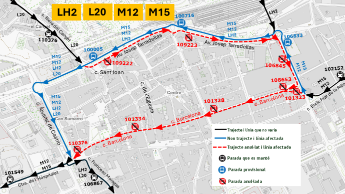 Plànol il·lustratiu. La informació mostrada al plànol es troba descrita al text d'aquesta pàgina.