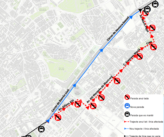 Plànol il·lustratiu. La informació mostrada al plànol es troba descrita al text d'aquesta pàgina.
