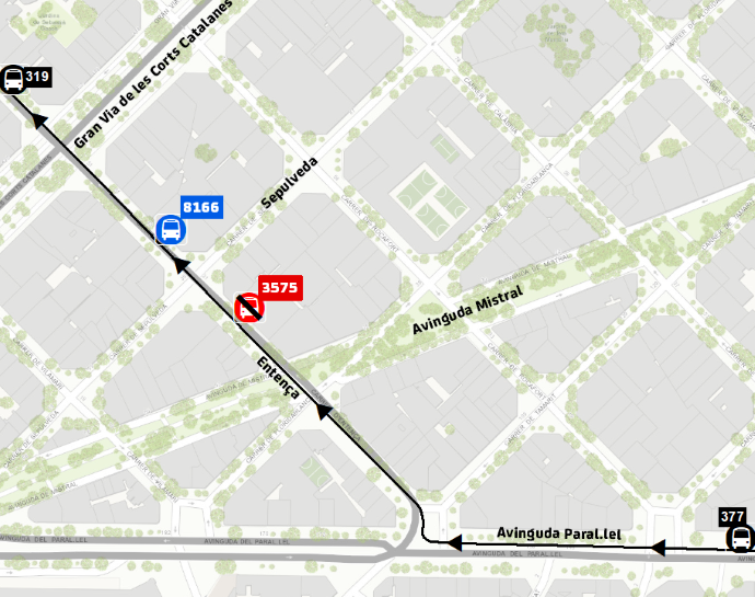 Plànol il·lustratiu. La informació mostrada al plànol es troba descrita al text d'aquesta pàgina.