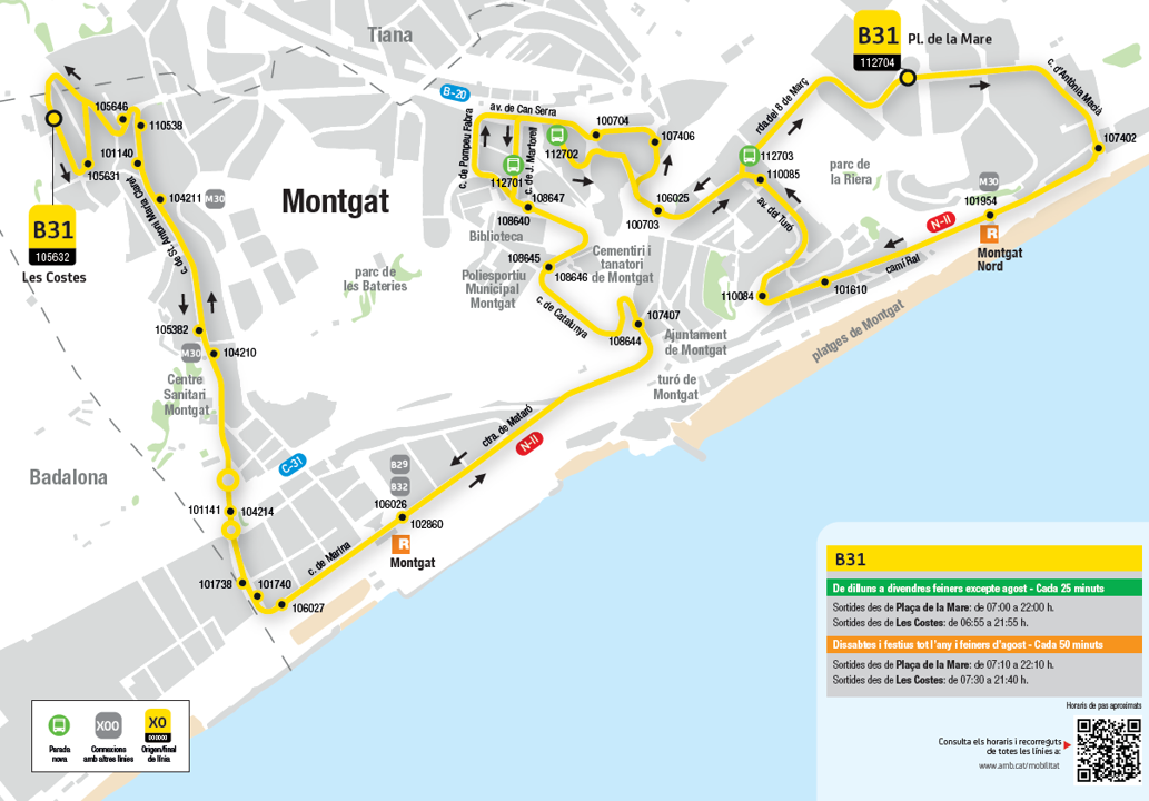 Plànol il·lustratiu. La informació mostrada al plànol es troba descrita al text d'aquesta pàgina.