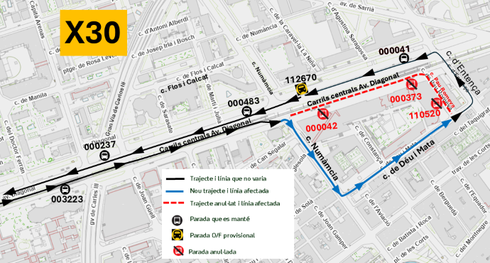 Plànol il·lustratiu. La informació mostrada al plànol es troba descrita al text d'aquesta pàgina.