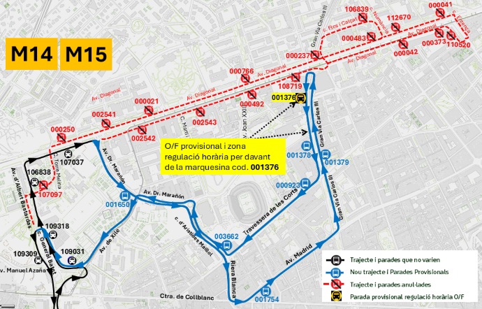 Plànol il·lustratiu. La informació mostrada al plànol es troba descrita al text d'aquesta pàgina.