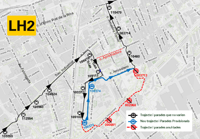 Plànol il·lustratiu. La informació mostrada al plànol es troba descrita al text d'aquesta pàgina.