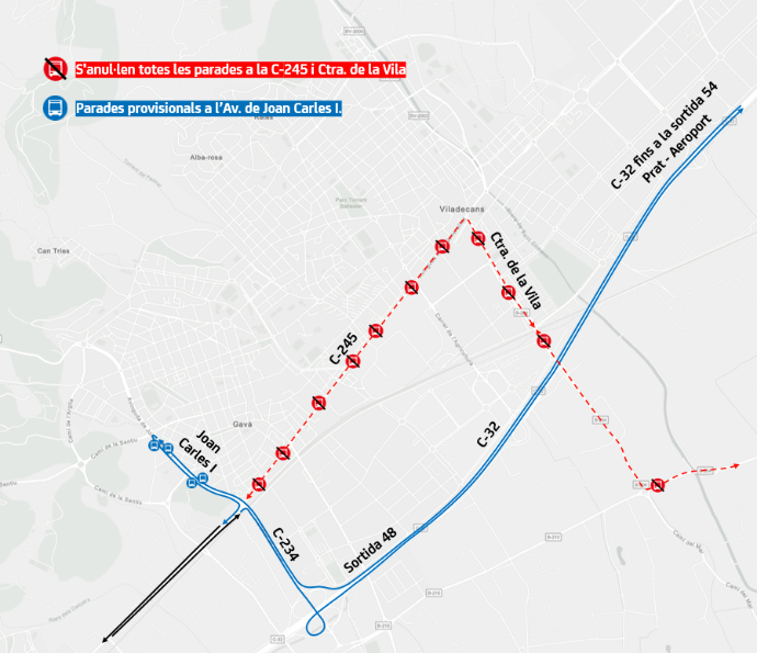 Plànol il·lustratiu. La informació mostrada al plànol es troba descrita al text d'aquesta pàgina.