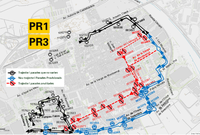Plànol il·lustratiu. La informació mostrada al plànol es troba descrita al text d'aquesta pàgina.