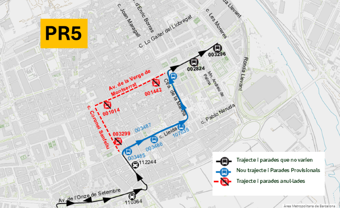 Plànol il·lustratiu. La informació mostrada al plànol es troba descrita al text d'aquesta pàgina.
