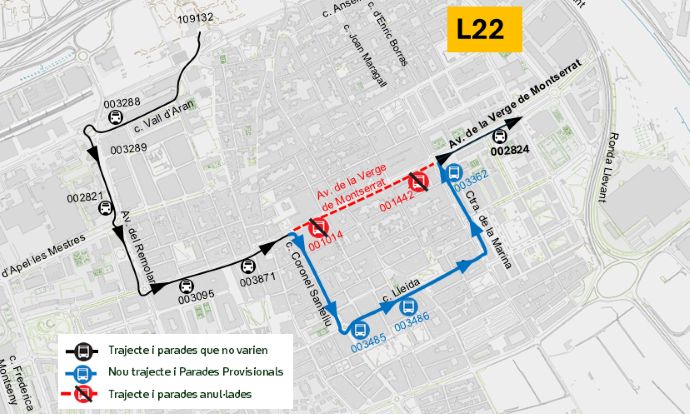 Plànol il·lustratiu. La informació mostrada al plànol es troba descrita al text d'aquesta pàgina.