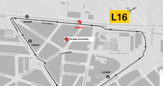 Plànol il·lustratiu. La informació mostrada al plànol es troba descrita al text d'aquesta pàgina.