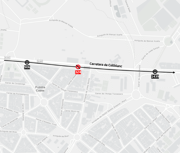Plànol il·lustratiu. La informació mostrada al plànol es troba descrita al text d'aquesta pàgina.