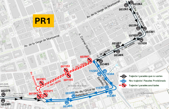 Plànol il·lustratiu. La informació mostrada al plànol es troba descrita al text d'aquesta pàgina.