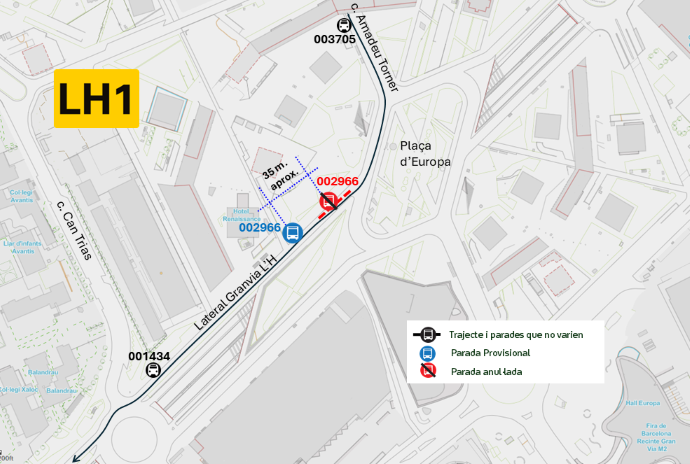Plànol il·lustratiu. La informació mostrada al plànol es troba descrita al text d'aquesta pàgina.