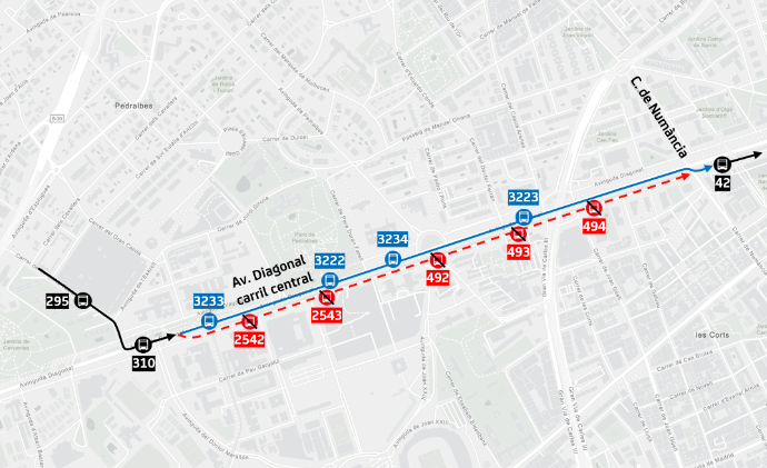 Plànol il·lustratiu. La informació mostrada al plànol es troba descrita al text d'aquesta pàgina.