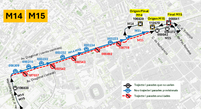 Plànol il·lustratiu. La informació mostrada al plànol es troba descrita al text d'aquesta pàgina.