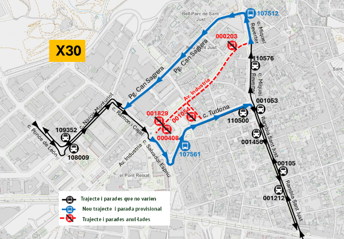 Plànol il·lustratiu. La informació mostrada al plànol es troba descrita al text d'aquesta pàgina.
