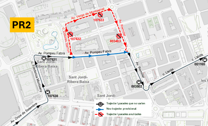 Plànol il·lustratiu. La informació mostrada al plànol es troba descrita al text d'aquesta pàgina.